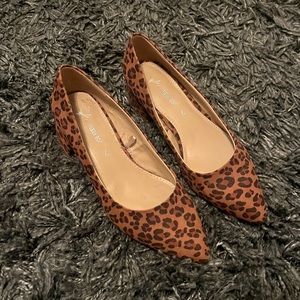 Jillian Harris x Joe Fresh Leopard print heels size 7